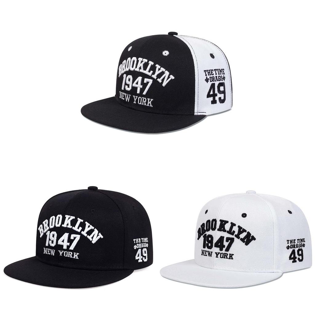 Baseballkappe für Männer und Frauen mit verstellbarem Riemen und Buchstabenmuster für Streetwear-Mode