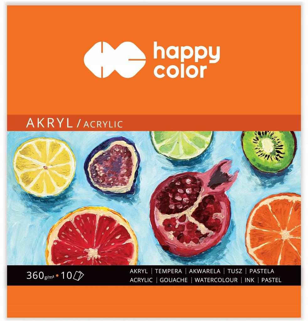 Blok do akrylu, Art, 15x15, 10 ark, 360g 4109 A'5