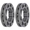 2PCS Rim Sprocket 325 9 Iron 9 Tooth Lawnmower Sprocket Drive Rim Replacement for Jonsered