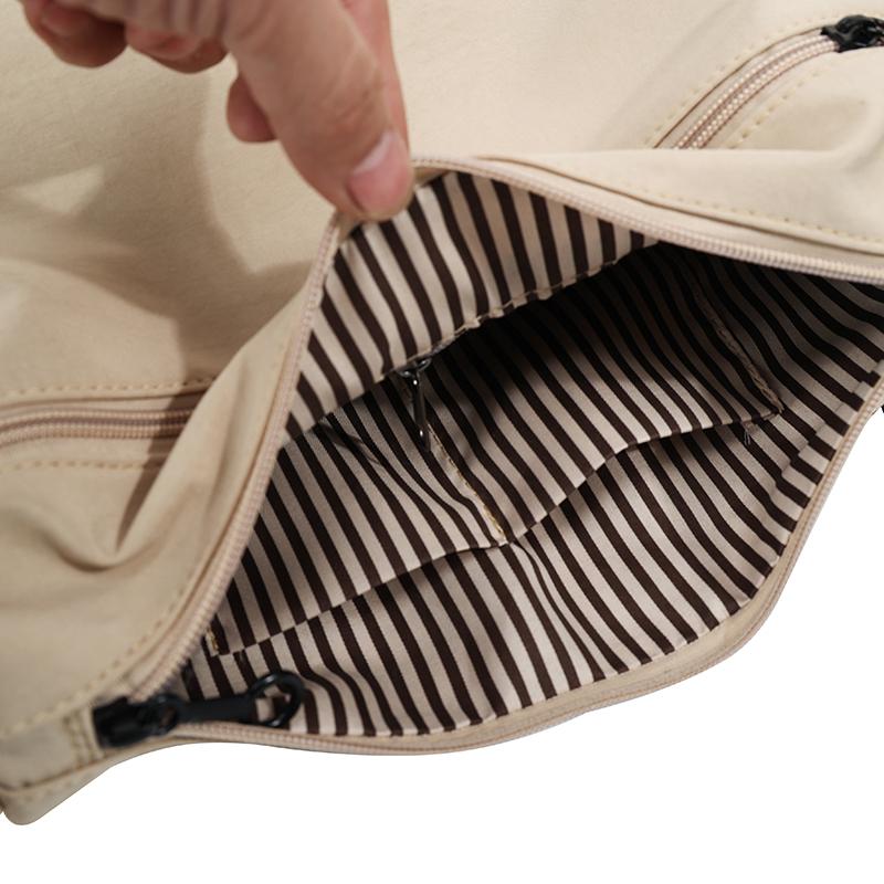 Women's Multi-compartment Crossbody Bag Large Capacity Shoulder Bag Nylon Mother Bag