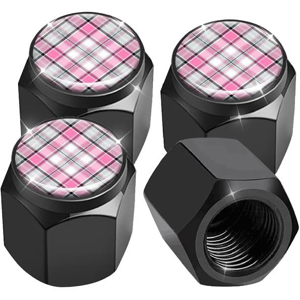 Tire Valve Stem Caps 4 Pack, Car Wheel Stem Caps,Aluminum Air Valve Covers Universal Fit for Cars, SUVs,Trucks, Bikes, and Motorcycles(Vintage n