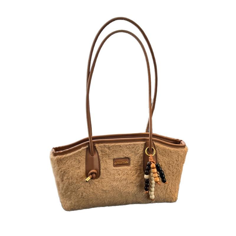 Niche Retro 2025 Women s Versatile Shoulder and Tote Bag хаки