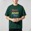 Vintage Time Never Lies Printed Unisex Cotton Tshirt Short Sleeve Loose Fit Male Daily Streetwear Basic Casual Tops