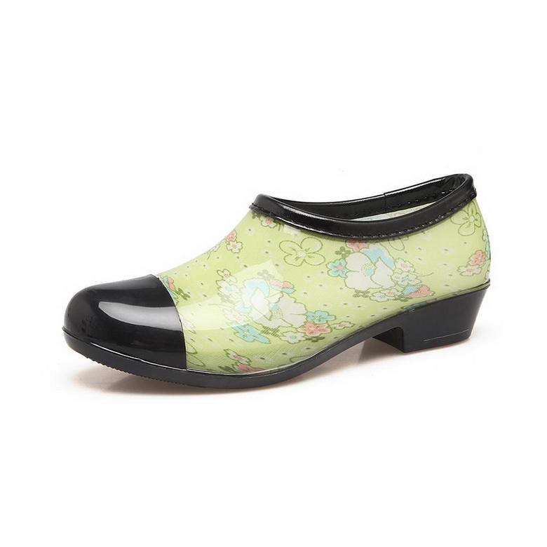 Fashion Naked Rainboots,Shallow out Water Boot,Antiskid Kitchen Working Shoes,Woman Unibody Galoshes,Rubber Shoe,Soft PVC,Dropshipping