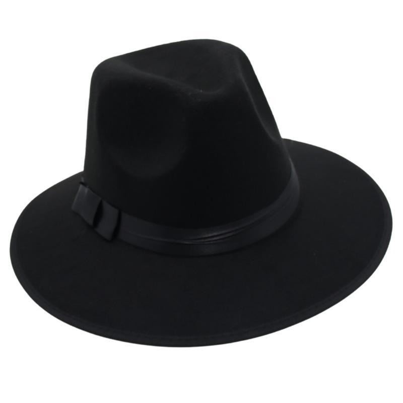 Top Hat Jazz Hat Male And Female Knight Hat Felt Hat Nostalgic Wool Hat Shanghai Beach Gambler Hat
