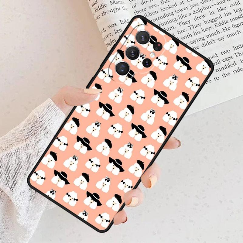 Poodle Dog Cartoon Phone Case For Samsung Galaxy S25 S23 S30 S8 S21 S20 FE S24 S22 Note 10 20 Plus lite Ultra