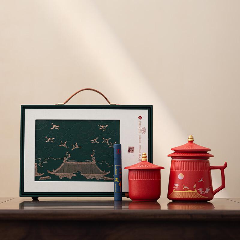 Ceramic Tea Infuser Mug Gift Set