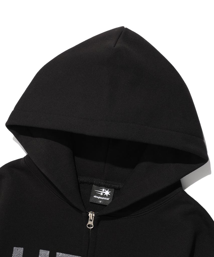 Niceghostclub Heaven Hoodie Zip Up_Black(Ng2Fsum481A)