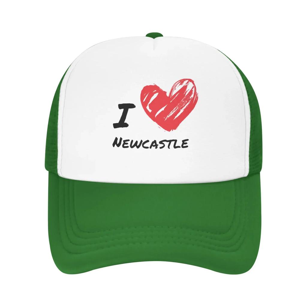 I Love Newcastle Forever Summer Mesh Baseball Caps Men Camping Female Beach Dad Hat Peaked Cap
