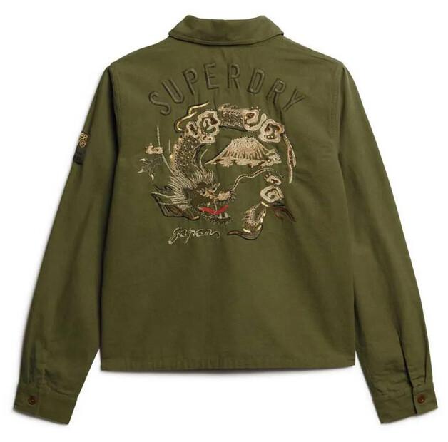 Superdry St Tropez Military рубашка с длинным рукавом