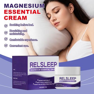 Schlaf Magnesium Seren Creme Beruhigt, Nährt Und Macht Die Haut Weich, Hautpflege Feuchtigkeitscreme Vor Dem Schlafengehen