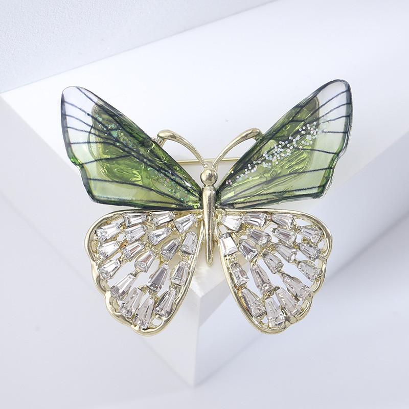 Animal Crystal Brooch With Alloy And Electroplating For Fashion Accessories