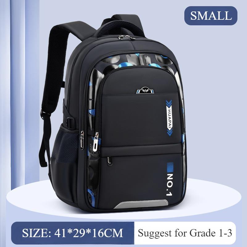 Trendiger mehrschichtiger Grundschulranzen mit hoher Kapazität für Mittelschüler der 3.-6.-9. Klasse, Büchertasche, leichter wissenschaftlicher Kinderrucksack mit Wirbelsäulenschutz