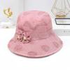 Spring and Summer Middle-aged and Elderly Women's Hats Sun Protection Basin Hats Bow Shaped Fisherman Hats Foldable