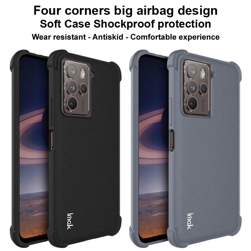 IMAK For HTC U23/U23 Pro 5G Matte Soft TPU Phone Case Shock-absorbing Airbag Phone Cover
