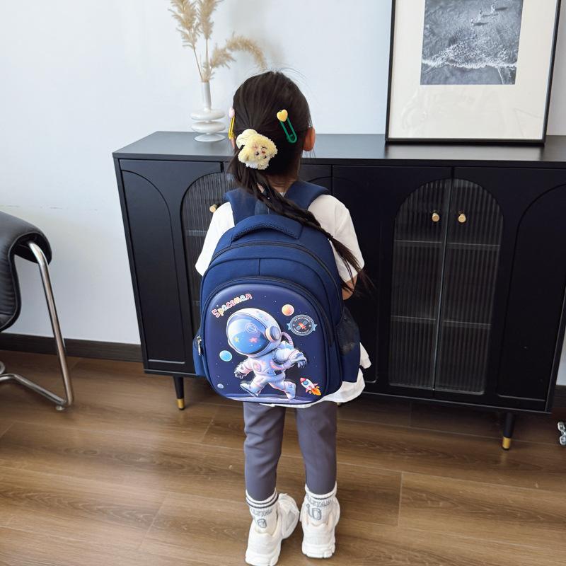 Kindergarten Primary School Students Schoolbag Cartoon Animation Cute Printed Boys And Girls Backpack Large Capacity Children'S Backpack Tide