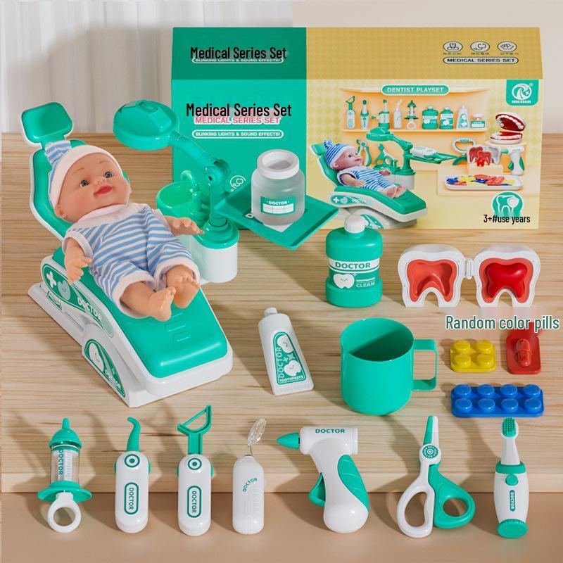 Kids' Doctor Dentist Role Play Set for Boys & Girls – Simulation Injections & Visits