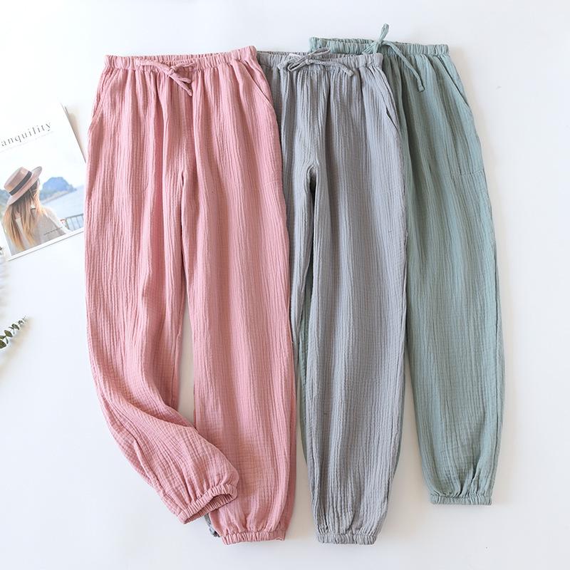 Women's Loose Cotton Joggers - Spring/Summer Casual Slimming Home & Sleep Pants