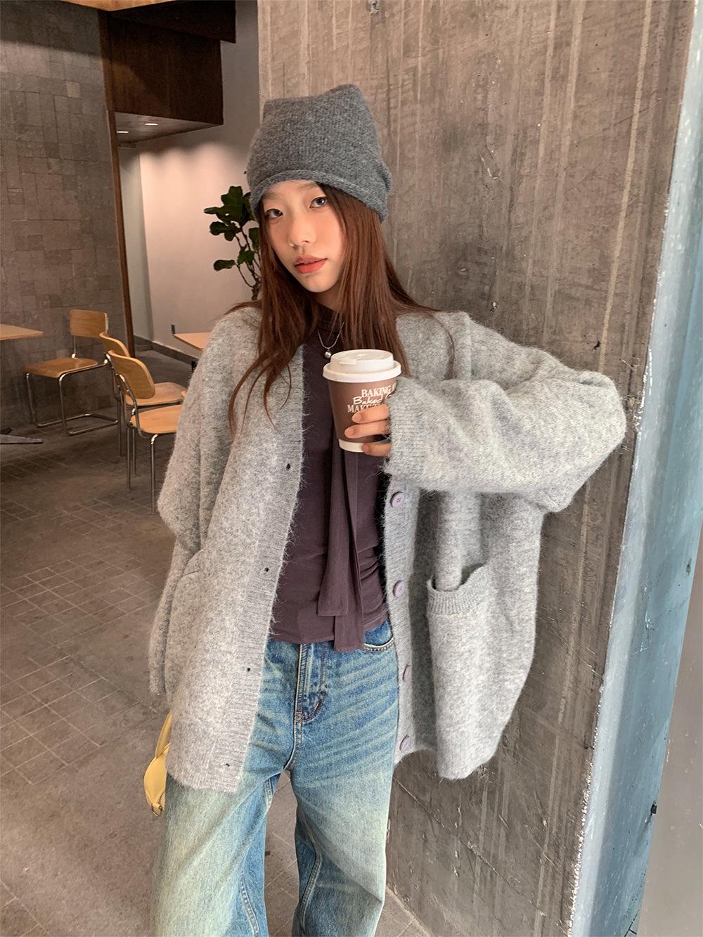 

Yuyi 2024 Autumn/Winter Women s Retro High Street Scratched Wide-Leg Jeans L (up to 60 kg) синий