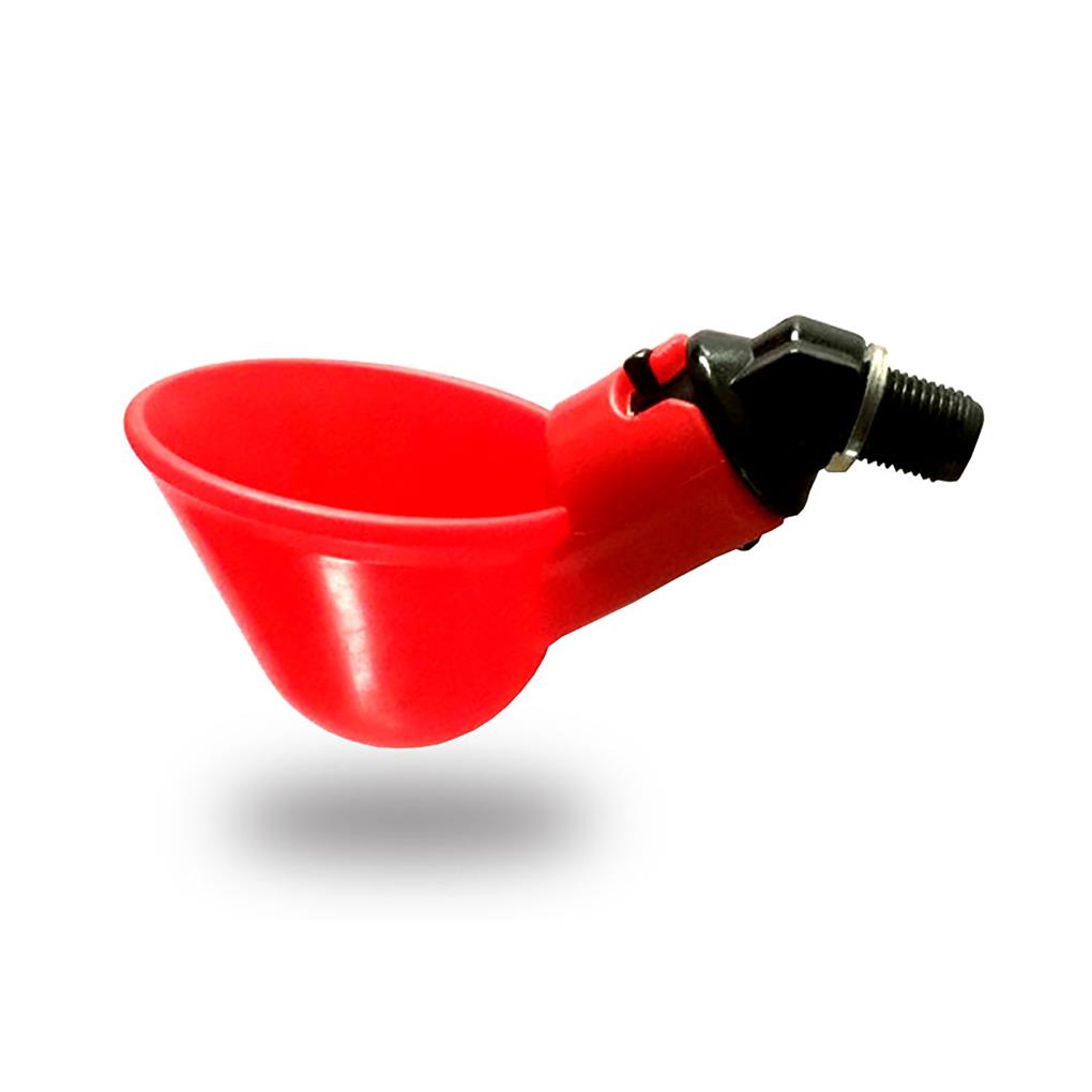 12 Pieces Drinking Bowl Poultry Drinker Ple Operation Watering Feeder