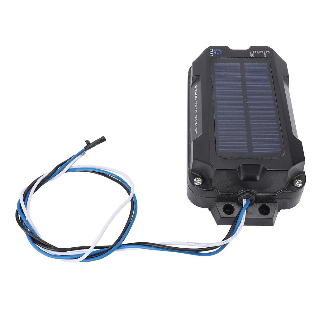 Trailer Breakaway Brake Controller Kit Built In Solar Panel IP65 Waterproofing Trailer Break Away System for Caravan