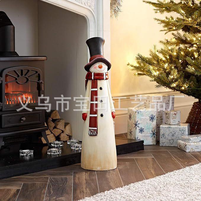 

Новые Рождественские Подарки Украшения Рудольф Снеговик Украшение Изделия из смолы Белобородый Санта Клаус