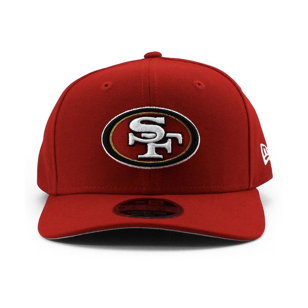 New Era Cap 9SEVENTY Stretch Snapback San Francisco 49ers NFL STRETCH SNAPBACK CAP Red SAN FRANCISCO 49ERS American Football Hat 970SS [Used]