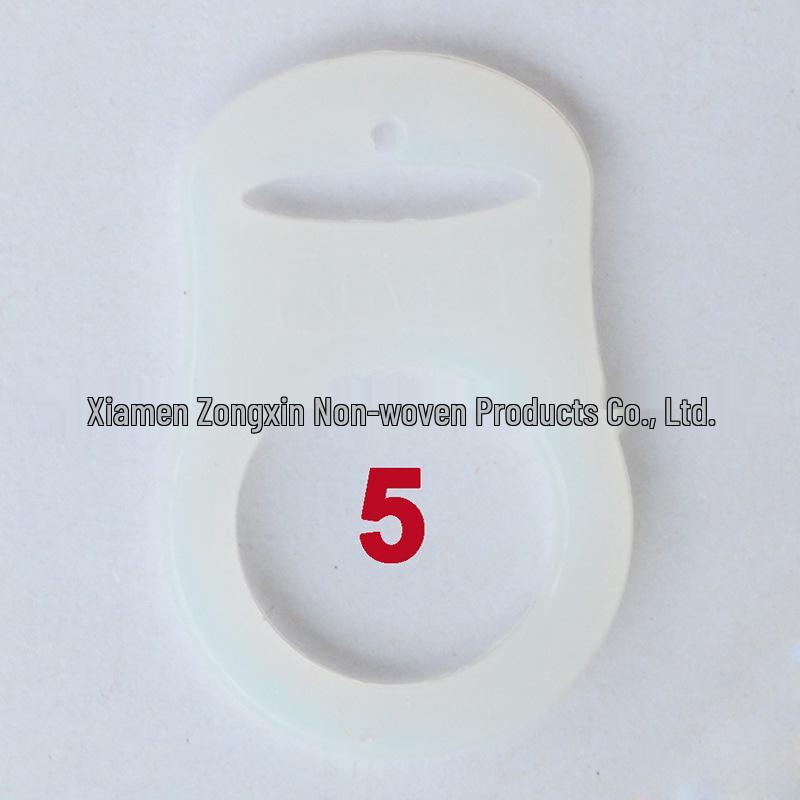 Eco-Friendly Silicone Baby Pacifier Ring with Soothing Buckle