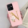 Flower Letters Case For Vivo Y22 2022 Y22S Matte Silicon Soft TPU Back Phone Cover For VivoY22 Y 22 22S Case Funda Bumper Shell
