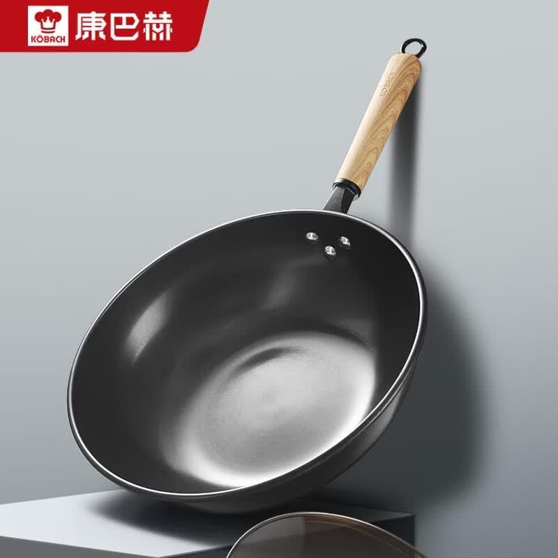 KOBACH Uncoated Iron Wok