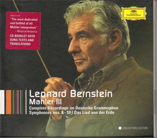 CD LEONARD BERNSTEIN, GUSTAV MAHLER - Mahler III:  Symphonies Nos. 8-10 / 002894775187 Deutsche Grammo 2005 Europe Classical Used