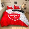 Ac Monza Pattern Bedding uilt Set uilt Cover Pillowcase Home Decoration Birthday Gift (1 * duvet cover + 2 * pillowcase without core)
