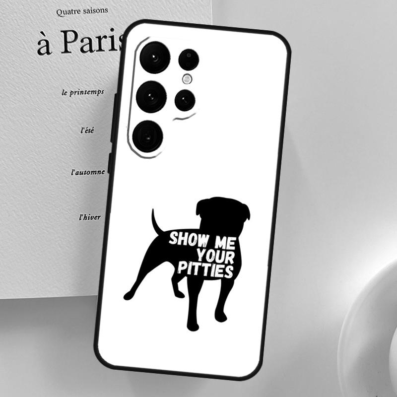 

Pitbull Dog Case For Samsung Galaxy S26 Ultra S25 S24 S22 S21 S23 Ultra Plus S10 S20 S25 FE Phone Cover Galaxy S24 Plus
