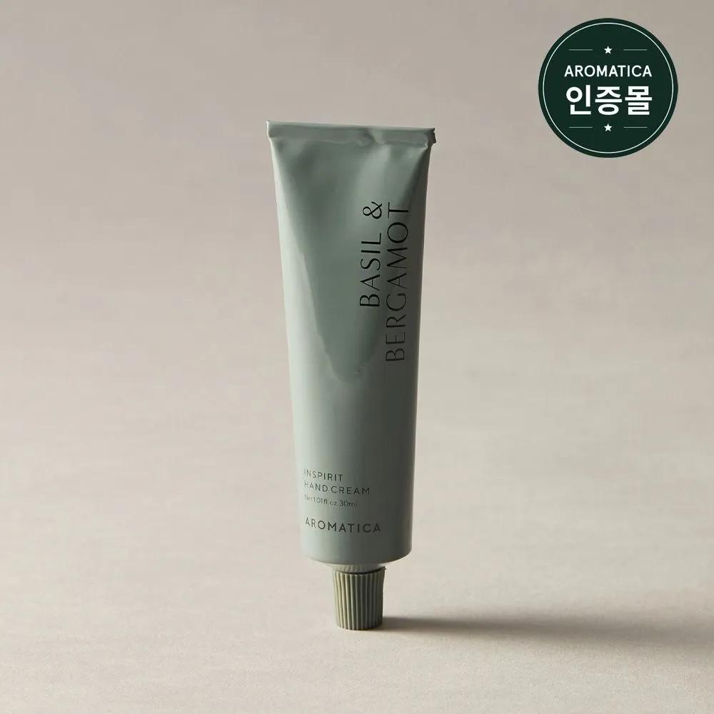 AROMATICA Inspirit Hand Cream Basil & Bergamot 30ml (NE)