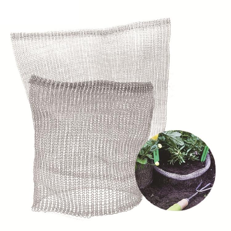 4pack Durability Metal Meshes Storage Bags Ventilated Rodents Proof Solution for Plant Care and Air Circulation