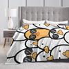 Cute Cartoon Duck  Super Soft Blanket  Girls Boys Plush Throw Blanket Fashion Living Room Flannel Bedspread Sofa Bed Cover