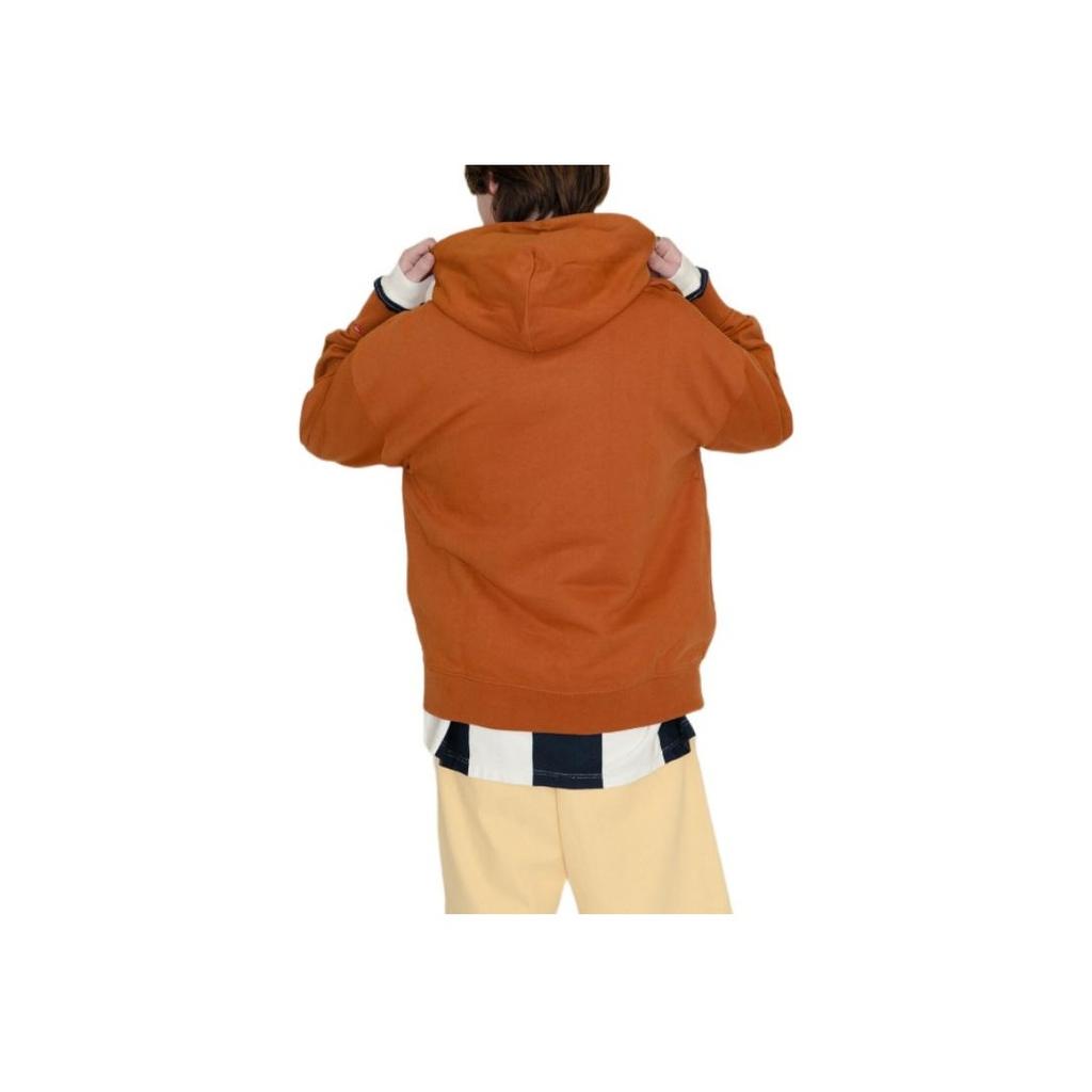 Levis Solid Color Hooded Pullover Long Sleeve Sweatshirt Men sweatshirt Brown A0747-0026