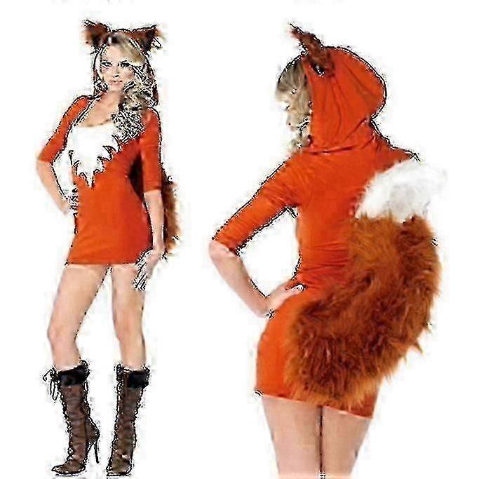 2026 Neues 2026 Neuestes Modell Damen Fuchs Ohren und Schwanz Set für Halloween TW