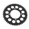 420 45T Motorcycle Rear Sprocket Steel Black 12 Round Holes Chain Sprocket Cog for Karts ATV