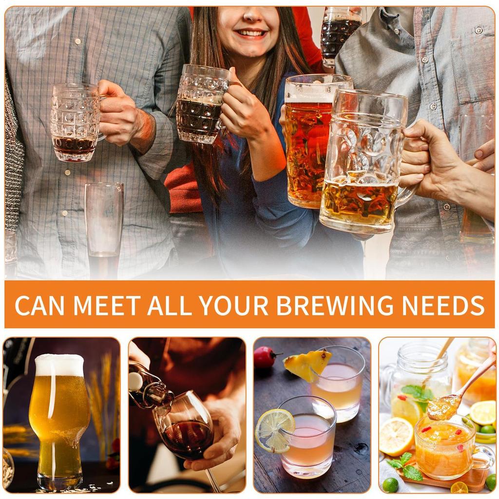 1 Stück Bier Heimbrau Filterbeutel zum Brauen von Malz Kochen von Würze Maische Siebwerkzeug Waschbarer Feinmaschiger Filtersack