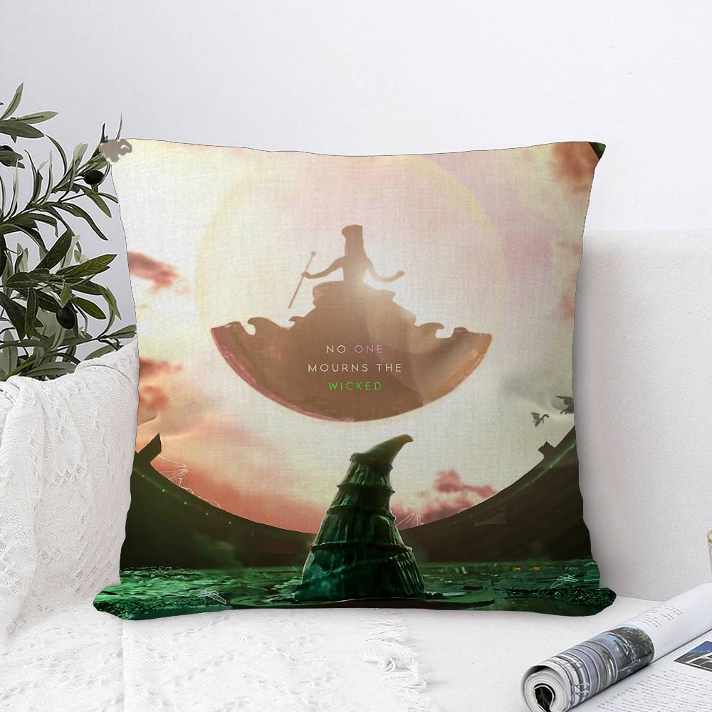 Popular Movie W-Wicked Pillow Cover Sofa Cushion Cover Home Room Decoration Children Gift