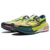 Li Ning Dilu Pro Slip Resistant Abrasion Resistant Low Top Trail Running Shoes Men's Yellow Green ARNT001-4