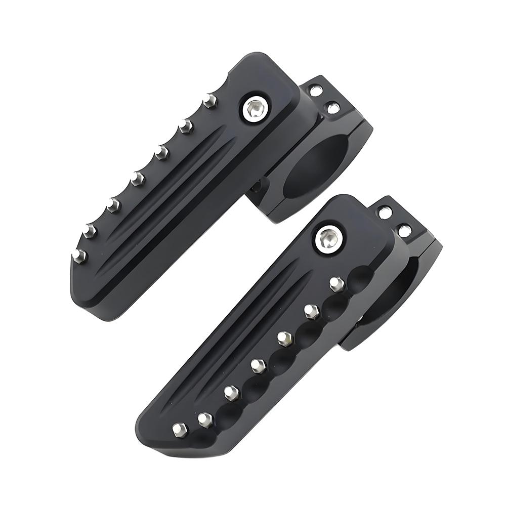 Highway Pegs 22-28mm Crash Bar Anti-Slip Rotatable Footpegs For Harley Pan America 1250 BMW R1200GS R1250GS Crash Bar Mount