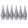 6Pcs Christmas Gnome Doll Topper Wine Bottle Covers Faceless Bottle Santa Scandinavian Plush Gnome Wine