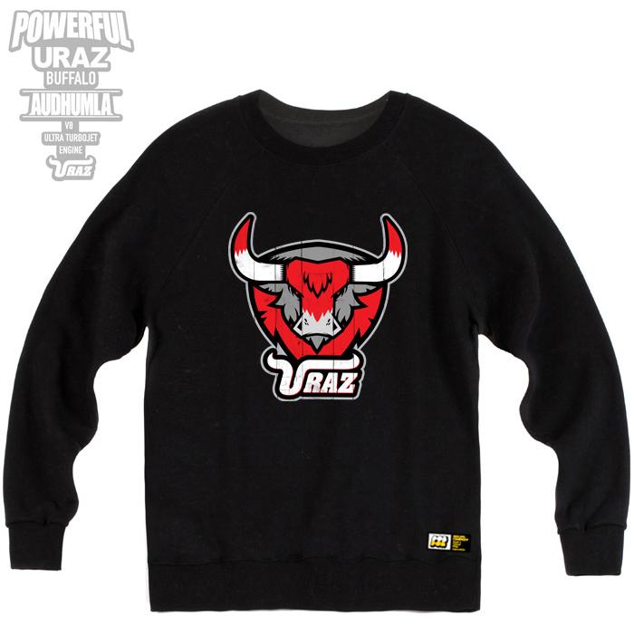 DOLDOL Uraz_Mtm_01 Buffalo Power Uraz Character Long-Sleeve Sweatshirt