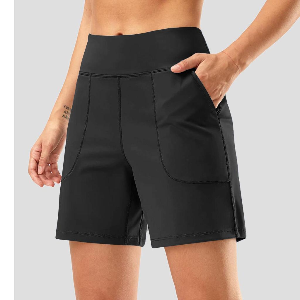 Pantaloncini Sportivi Donna Senza Cuciture Estivi Elastici Scrunch Vita Alta Push Up Controllo Pancia Palestra Fitness Allenamento Pantaloncini Yoga