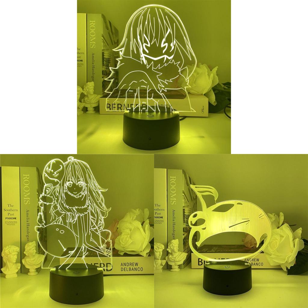 That Time I Got Reincarnated As A Slime Usb Night Light With Diy Function For Kids Room Decor