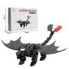 Building Block Dragon Toy Set Educational Construction Kit for Kids Creative Assembly Model with Movable Wings and Tail Suitable for Children