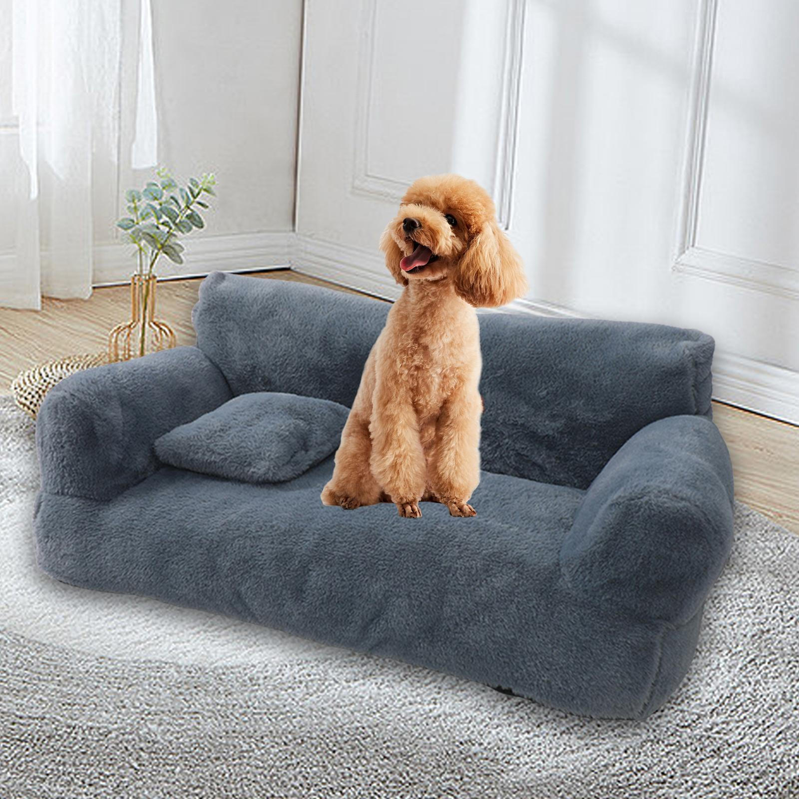 

Bed with Non-Slip Base for Small Pets Dark Gray M