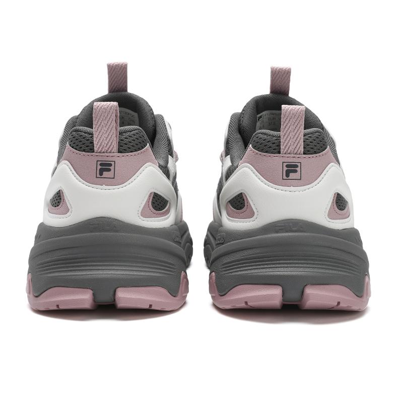 New FILA Collina Hill Shoes Abrasion Resistant Low Top Casual Shoes Women's Smoke Gray White F12W522130FQC